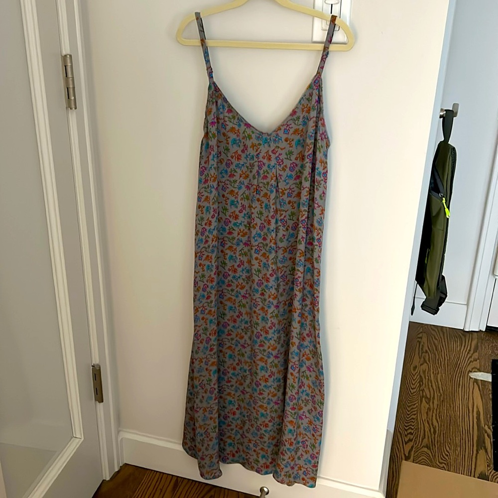 vince sundress. floral size s.